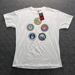 United States Military Emblems T Shirt Size Large